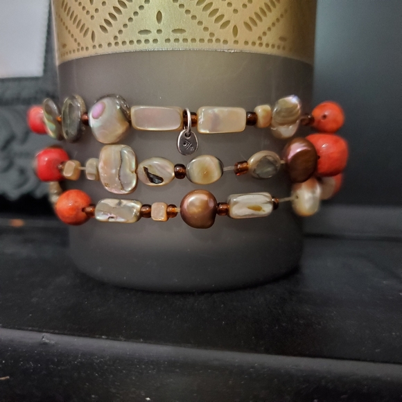 Silpada Sterling and Gemstone Necklace and Three-Bracelet Set - Picture 5 of 16